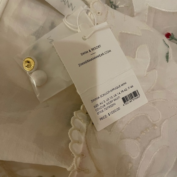 🌸🌺🌼 Zinina Scallop Appliqué Size 3 - Picture 5 of 7